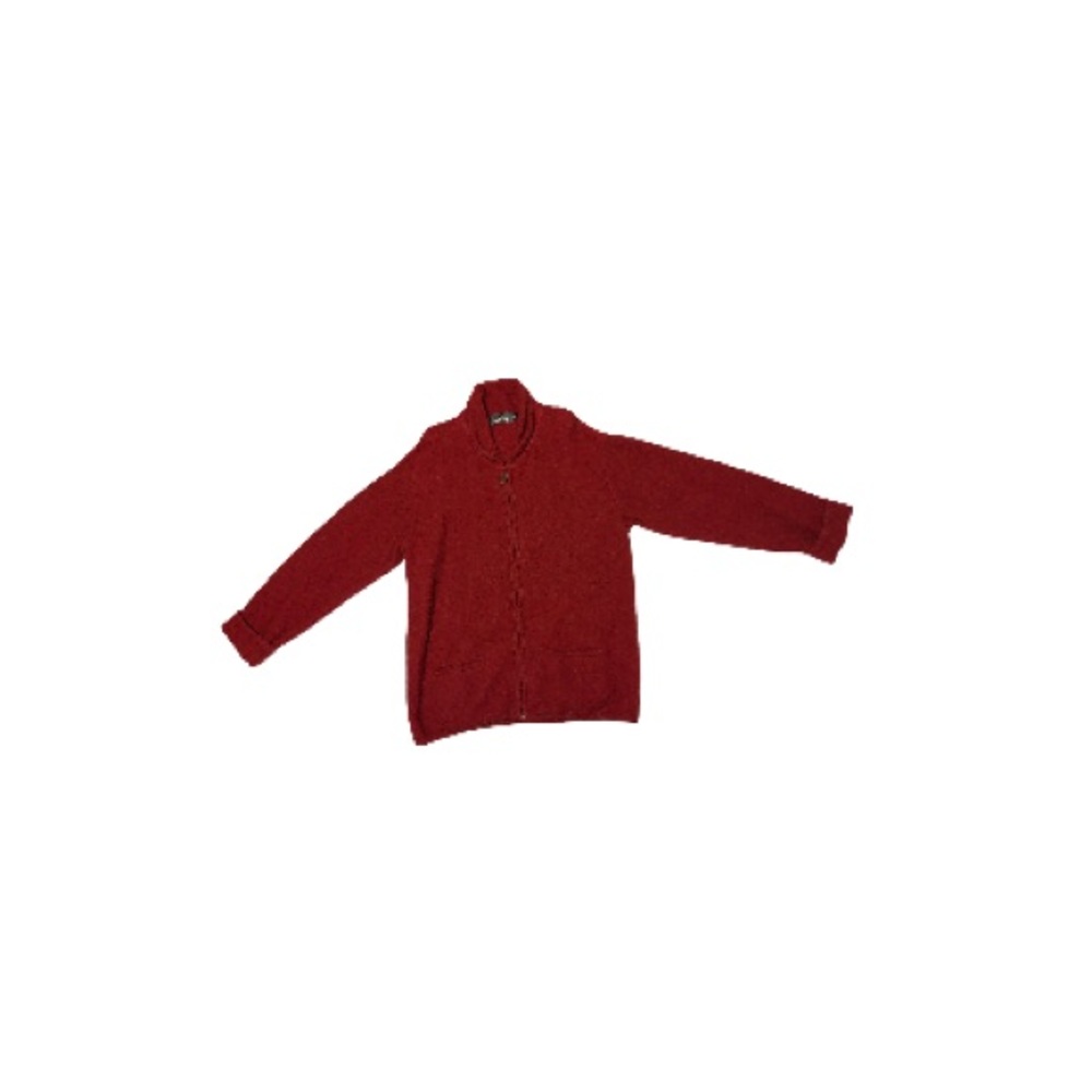 Silver Stream Red Cardigan - Women’s Size Large